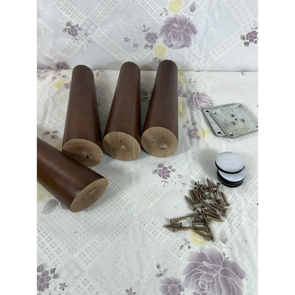 Angled Furniture Legs 8 Inch Slanted Wood Legs for Ottoman Bench Coffee‎ Table